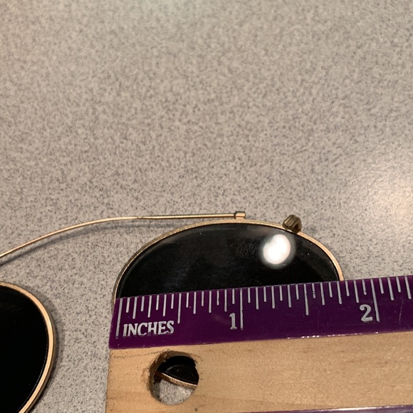 Vintage Bugle Boy Clip On Sunglasses - Picture 4 of 9